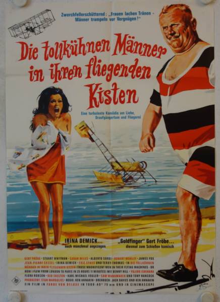 Those Magnificent Men in Their Flying Machines original release german movie poster